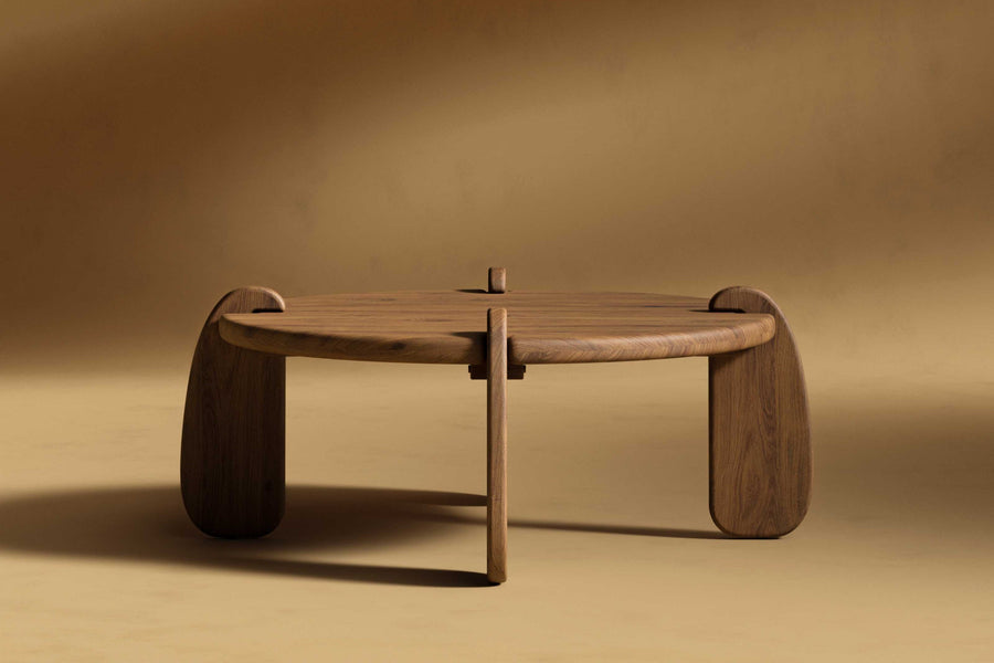 Valencia Ligna Wood Coffee Table, Walnut