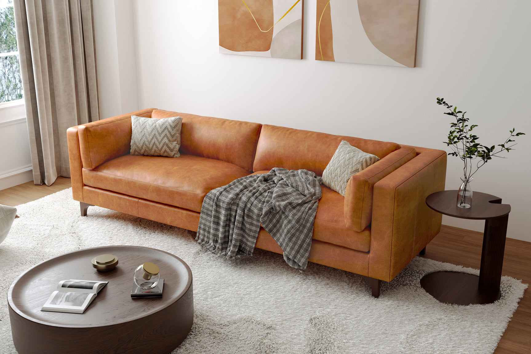 Mary Leather Lounge