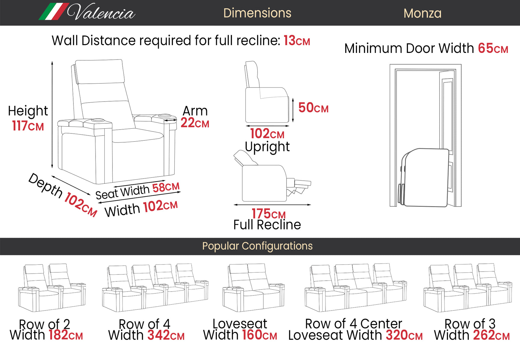 Monza Home Theater Lounge