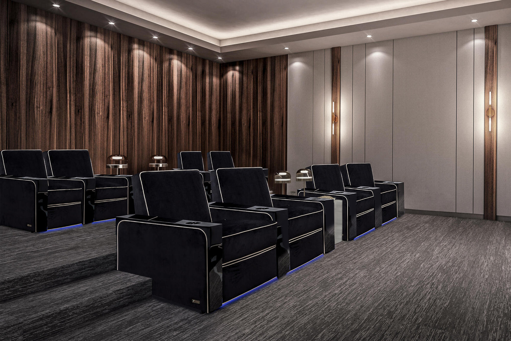 Naples Elegance Home Theater Lounge