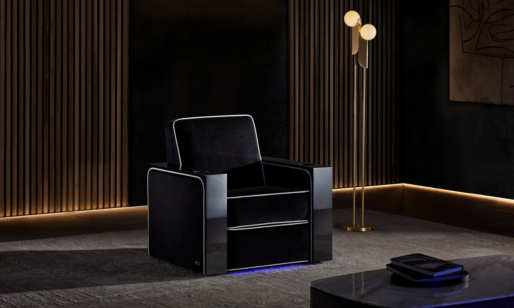 Naples Elegance Home Theater Lounge