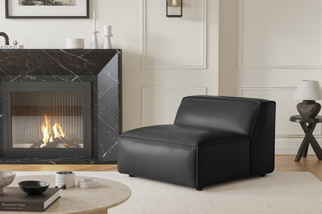 Nathan Leather Armless Lounge Module