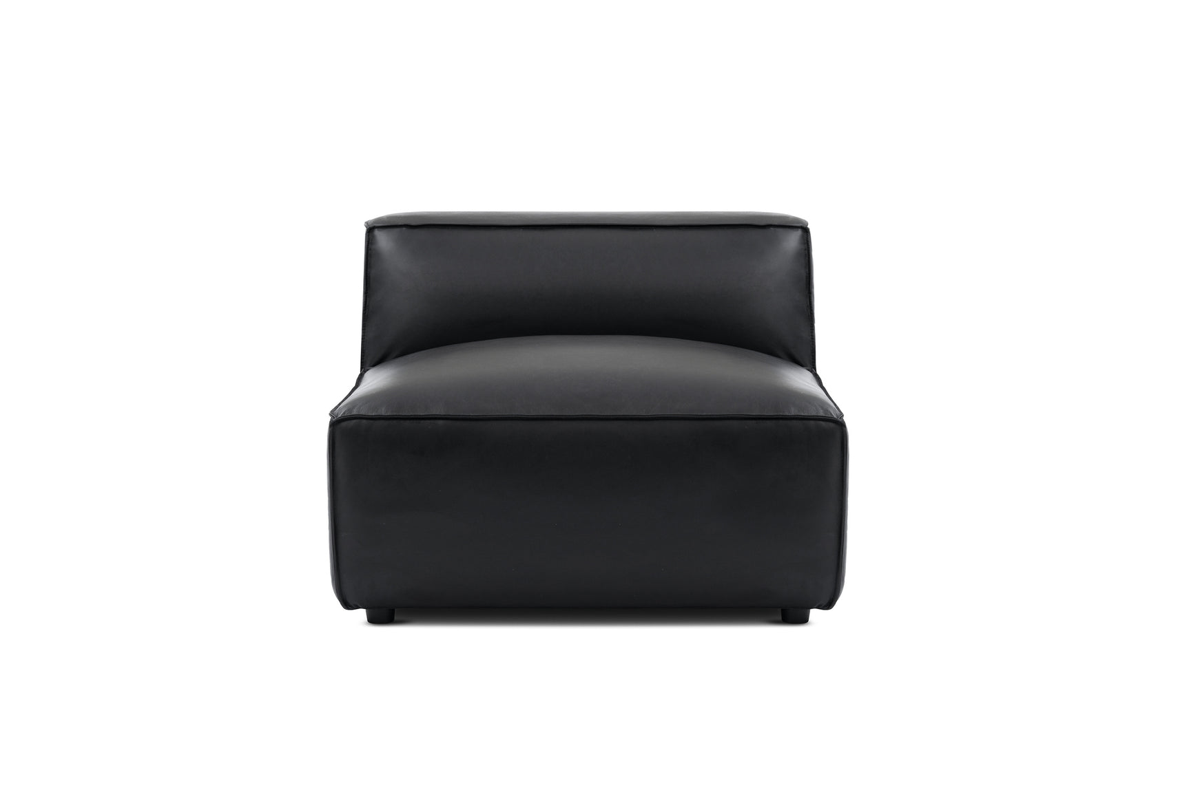 Nathan Leather Armless Lounge Module