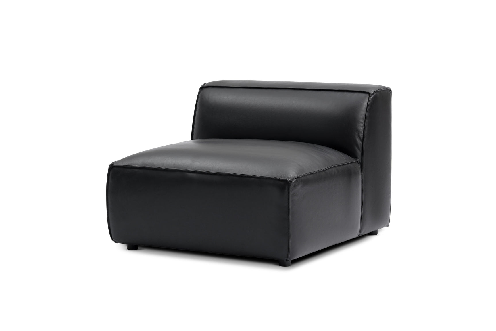 Nathan Leather Armless Lounge Module