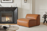 Nathan Leather Armless Lounge Module