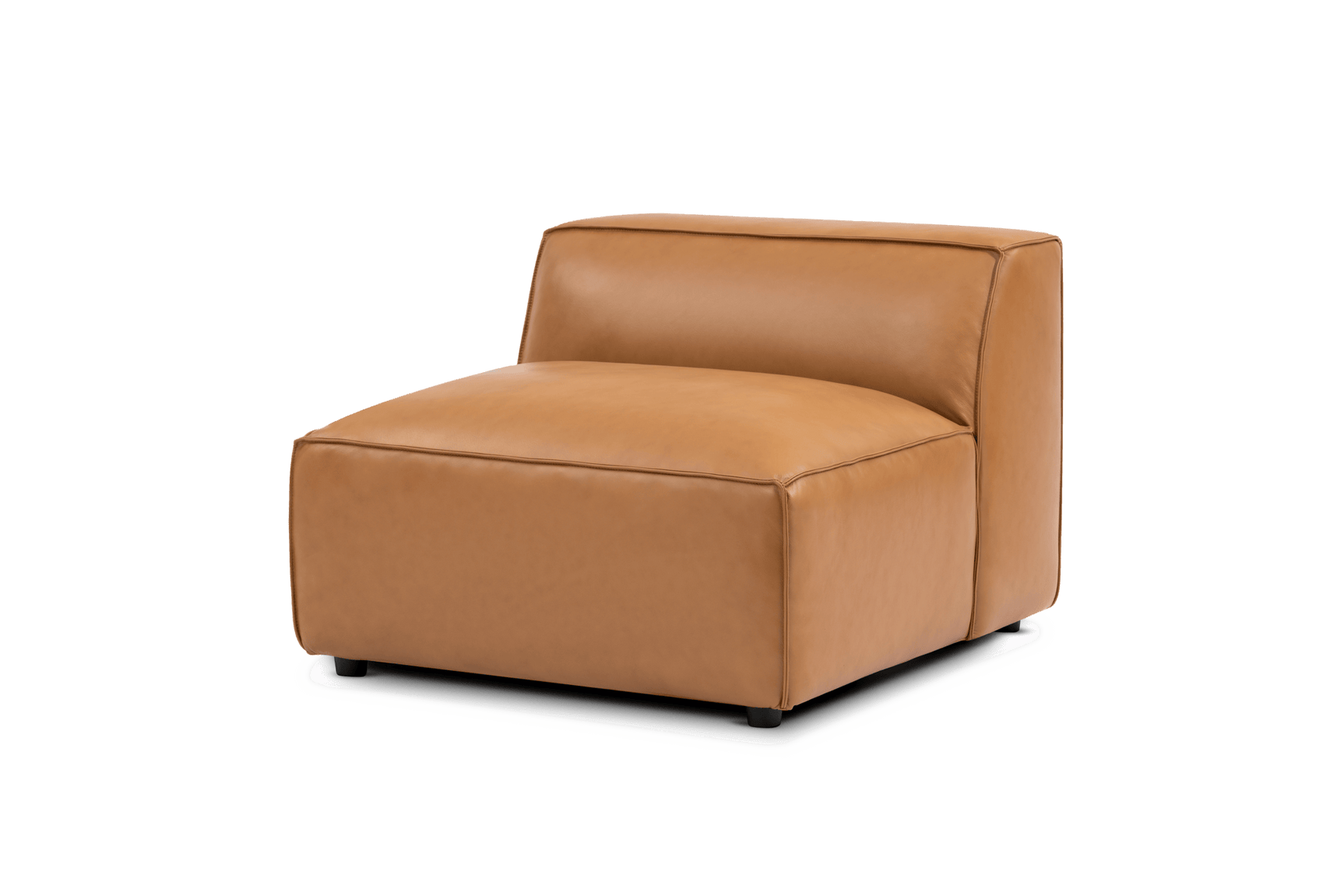 Nathan Leather Armless Lounge Module