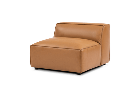 Nathan Leather Armless Lounge Module