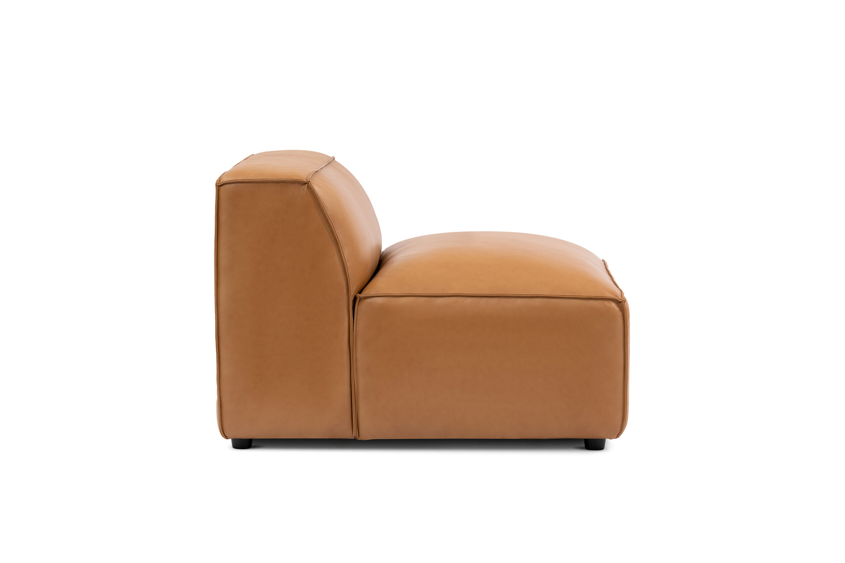 Nathan Leather Armless Lounge Module