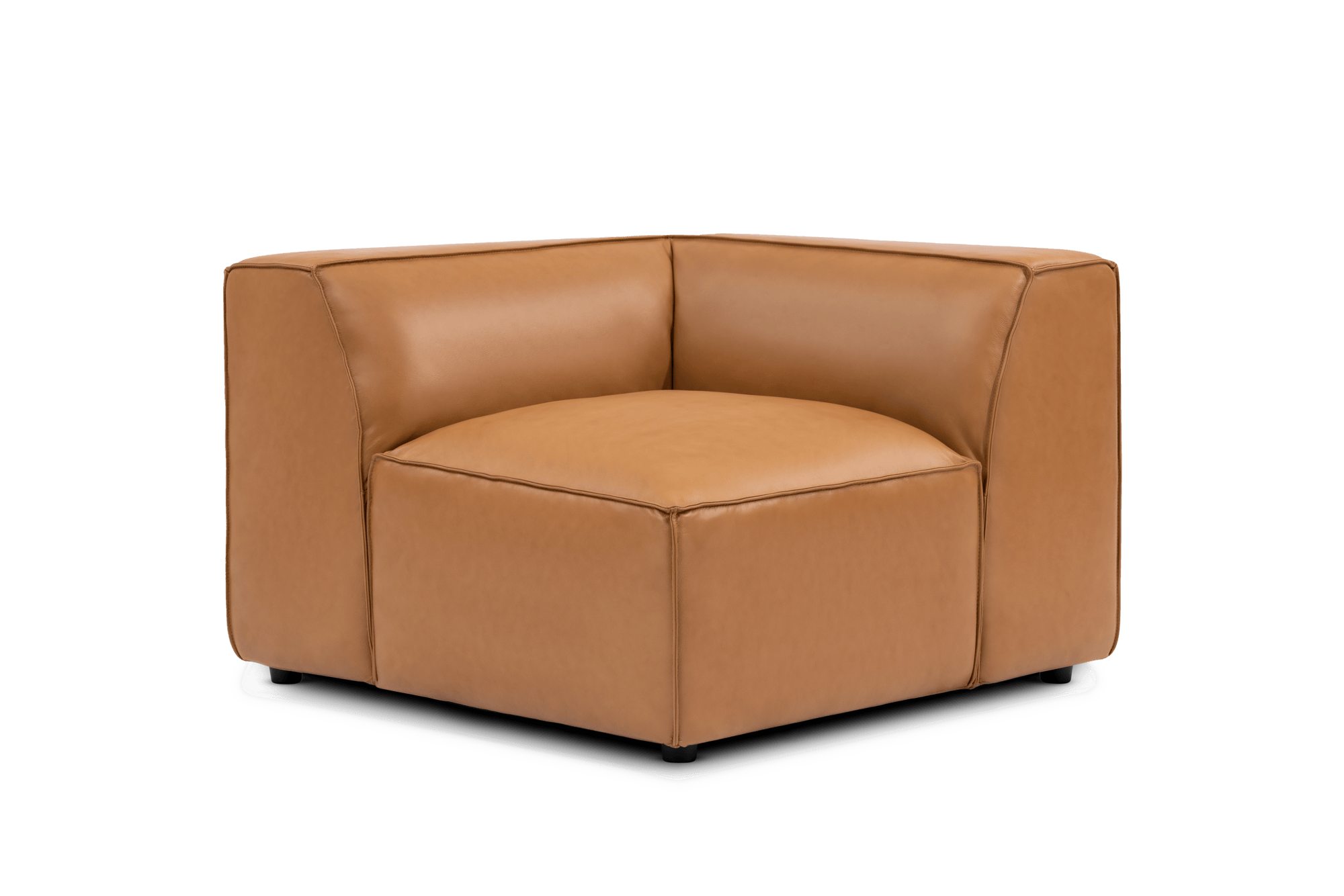 Nathan Leather Corner Lounge Module