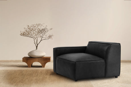 Nathan Leather Left Arm Lounge Module