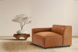 Nathan Leather Left Arm Lounge Module