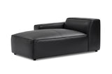 Nathan Leather Left Chaise Lounge Module