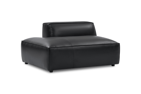 Nathan Leather Left Open-End Lounge Module