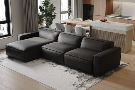 Nathan Leather Modular Sectional Lounge