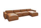 Nathan Leather Modular Sectional Lounge