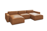 Nathan Leather Modular Sectional Lounge