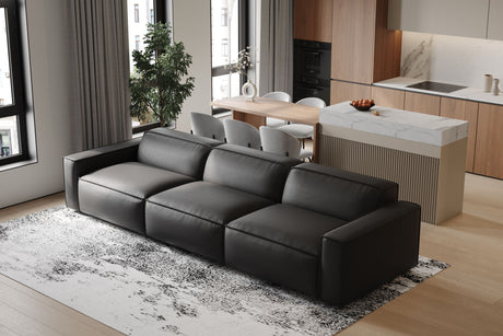 Nathan Leather Modular Lounge