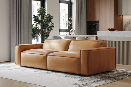 Nathan Leather Modular Lounge