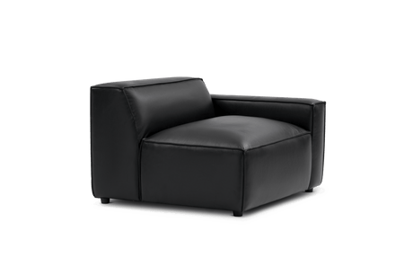Nathan Leather Right Arm Lounge Module