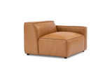 Nathan Leather Right Arm Lounge Module