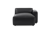 Nathan Leather Right Chaise Lounge Module