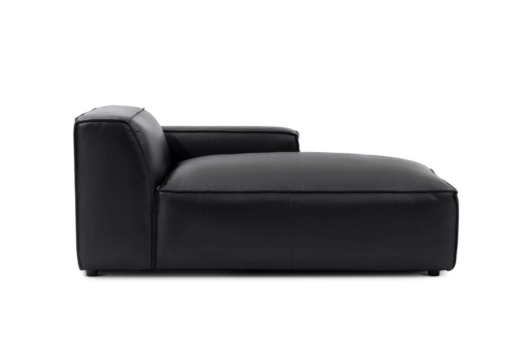Nathan Leather Right Chaise Lounge Module
