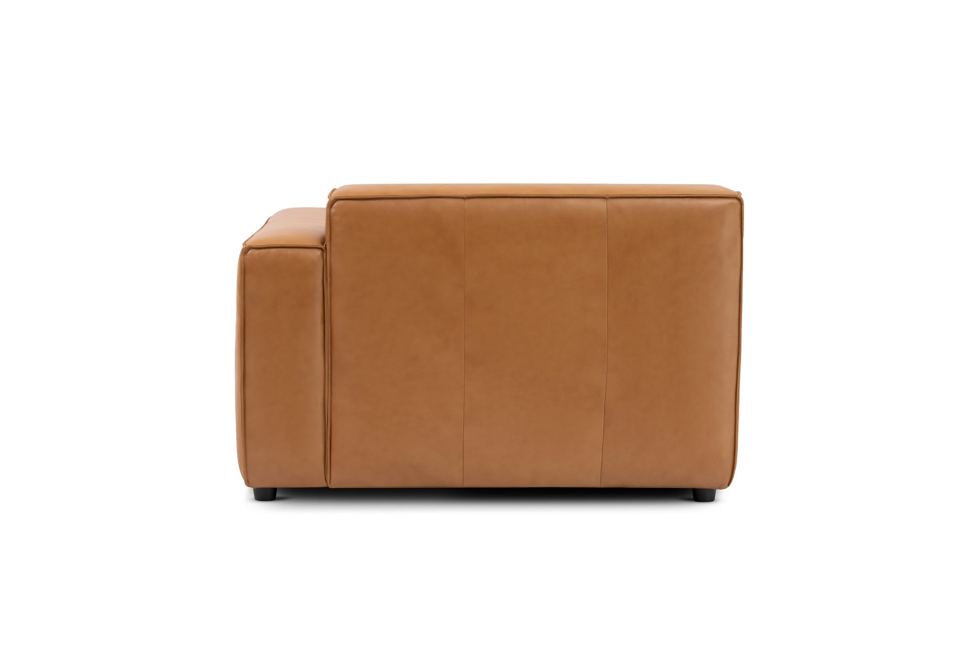 Nathan Leather Right Chaise Lounge Module