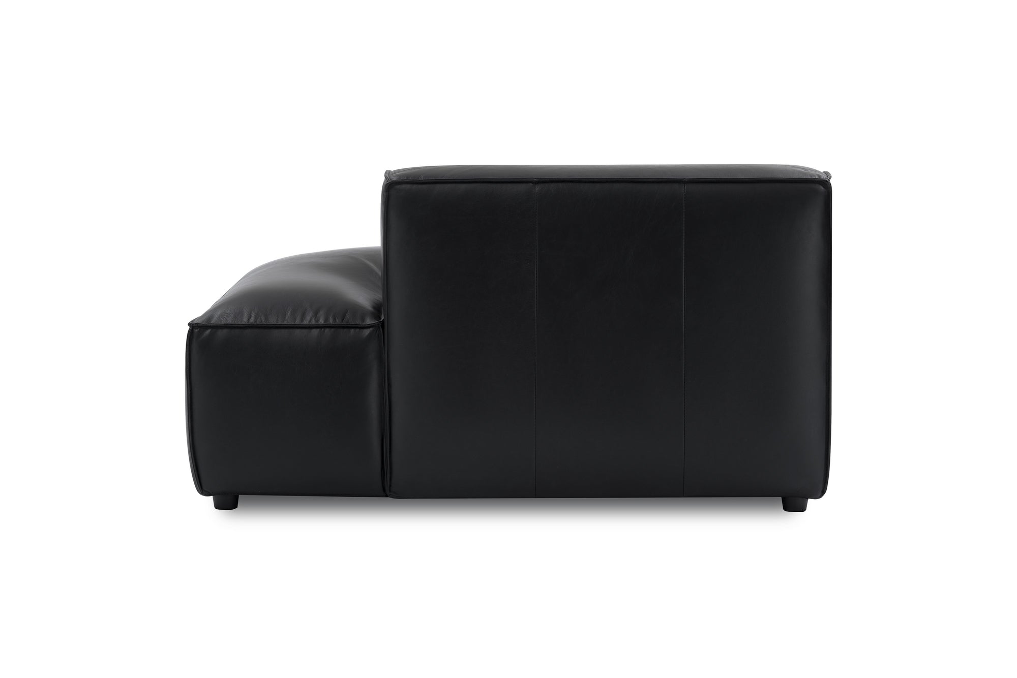 Nathan Leather Right Open-End Lounge Module