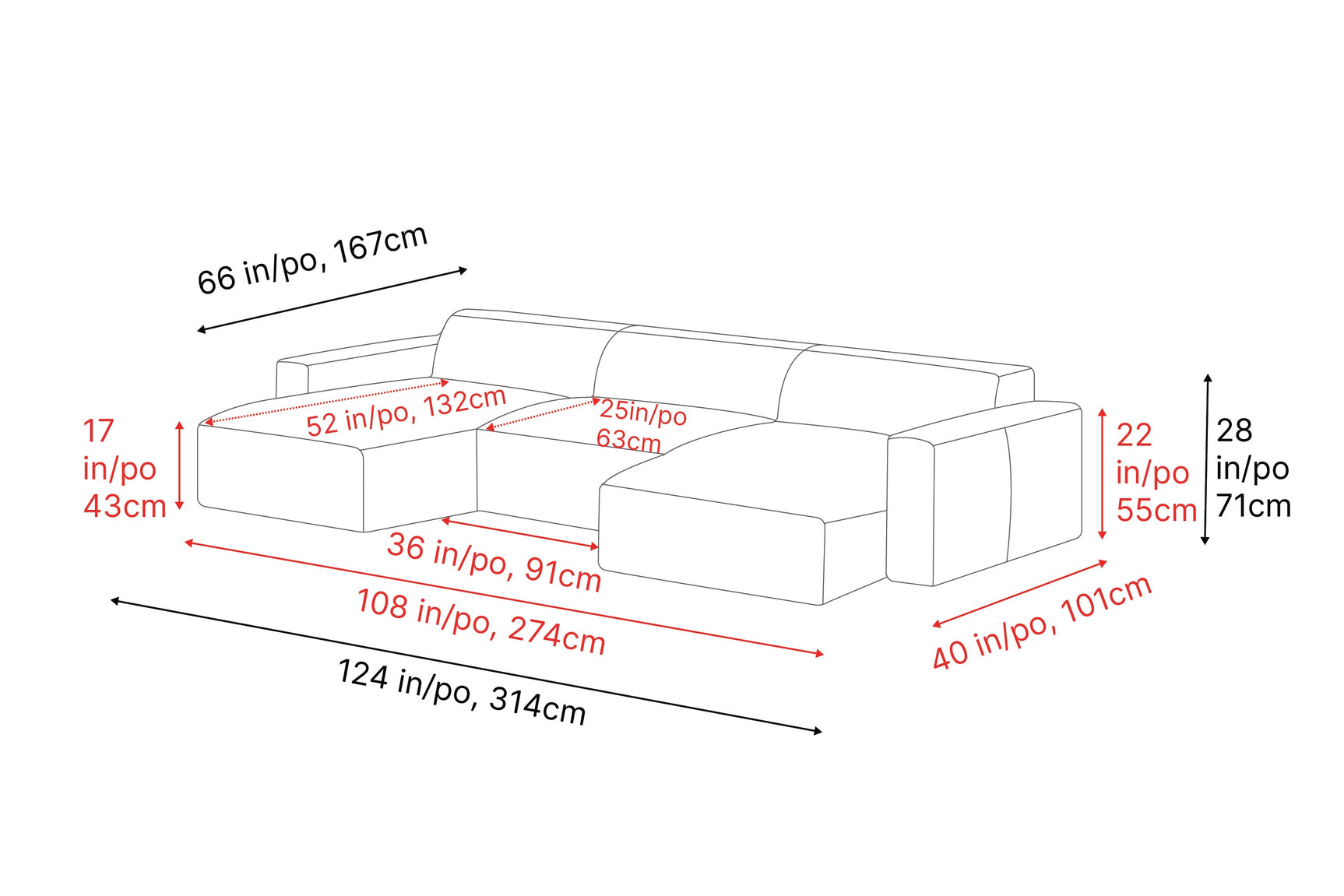 Nathan Leather Modular Sectional Lounge