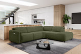 Octavia Fabric Reclining Corner Sectional Cloud Lounge