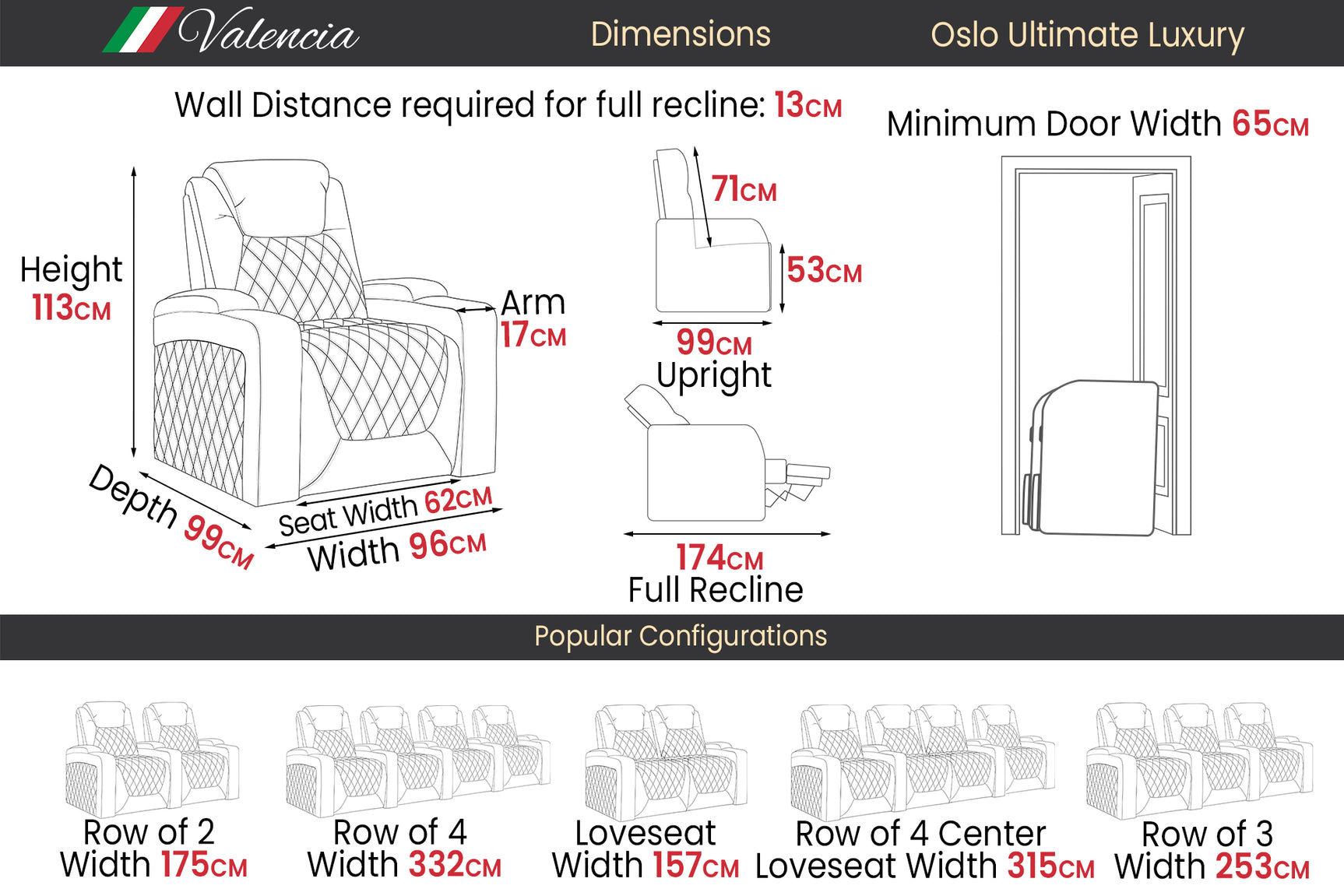 Oslo Ultimate Home Theater Lounge