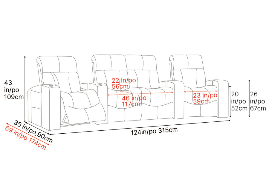 Olivia Home Theater Seating