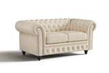 Parma Leather Chesterfield Lounge