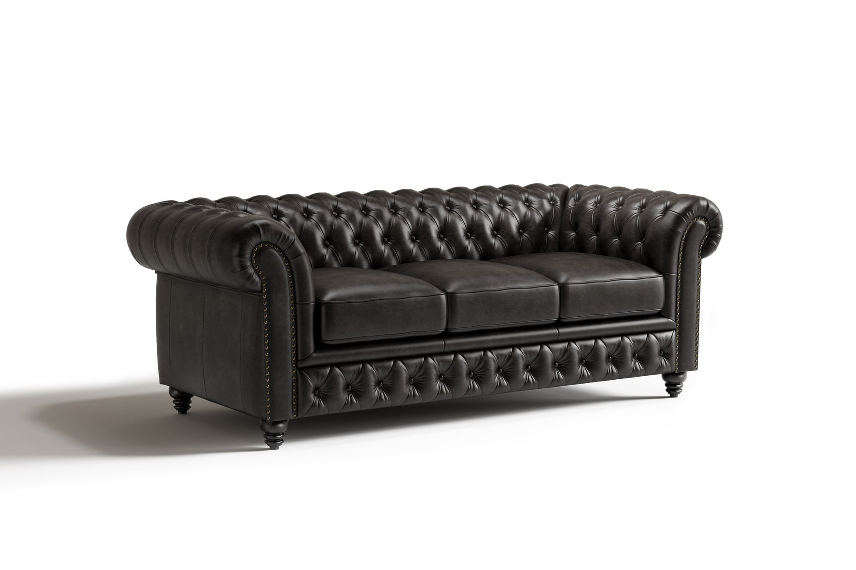 Parma Leather Chesterfield Lounge