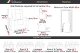 Piacenza Power Headrest Home Theater Lounge