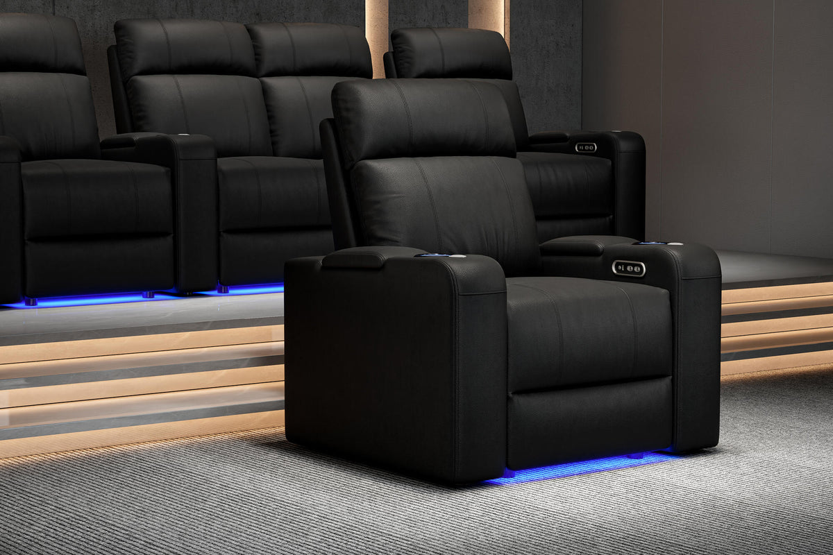 Piacenza Power Headrest Home Theater Lounge