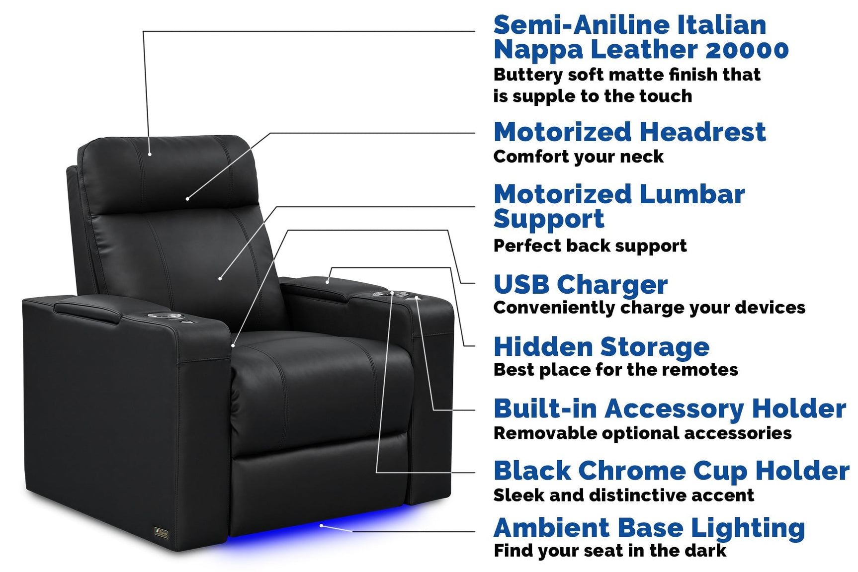 Piacenza Luxury Home Theater Lounge