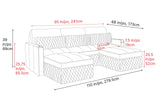 Pisa Leather Lounge Sectional
