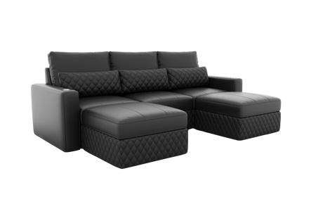 Pisa Leather Lounge Sectional