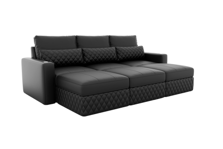 Pisa Leather Lounge Sectional