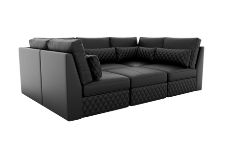 Pisa Leather Lounge Sectional