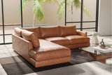 Serena Leather Sectional Lounge