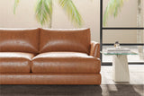 Serena Leather Sectional Lounge
