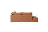 Serena Leather Sectional Lounge