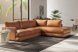 Serena Leather Sectional Lounge