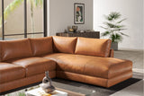 Serena Leather Sectional Lounge