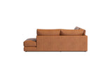 Serena Leather Sectional Lounge
