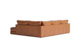 Serena Leather Sectional Lounge