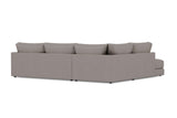 Serena Leather Sectional Lounge