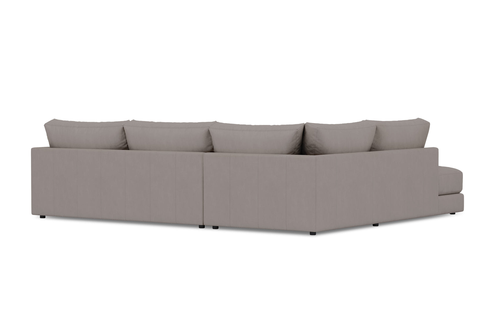 Serena Leather Sectional Lounge